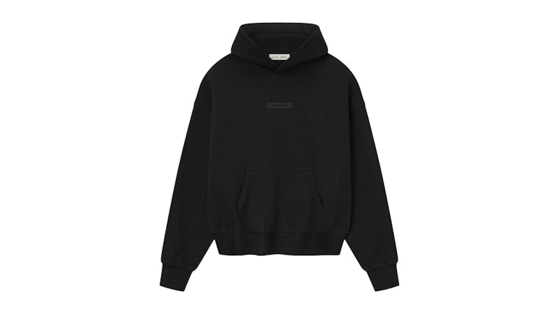 Fear of God Essentials Classic Fleece Hoodie Jet Black
