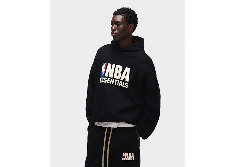 Fear of God Essentials NBA Hoodie Black
